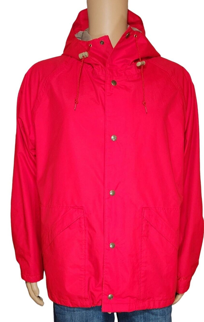 10 X Gore-Tex Rainwear Rain Hooded Jacket Red Mens Sz XL. EXCELLENT CONDITION!